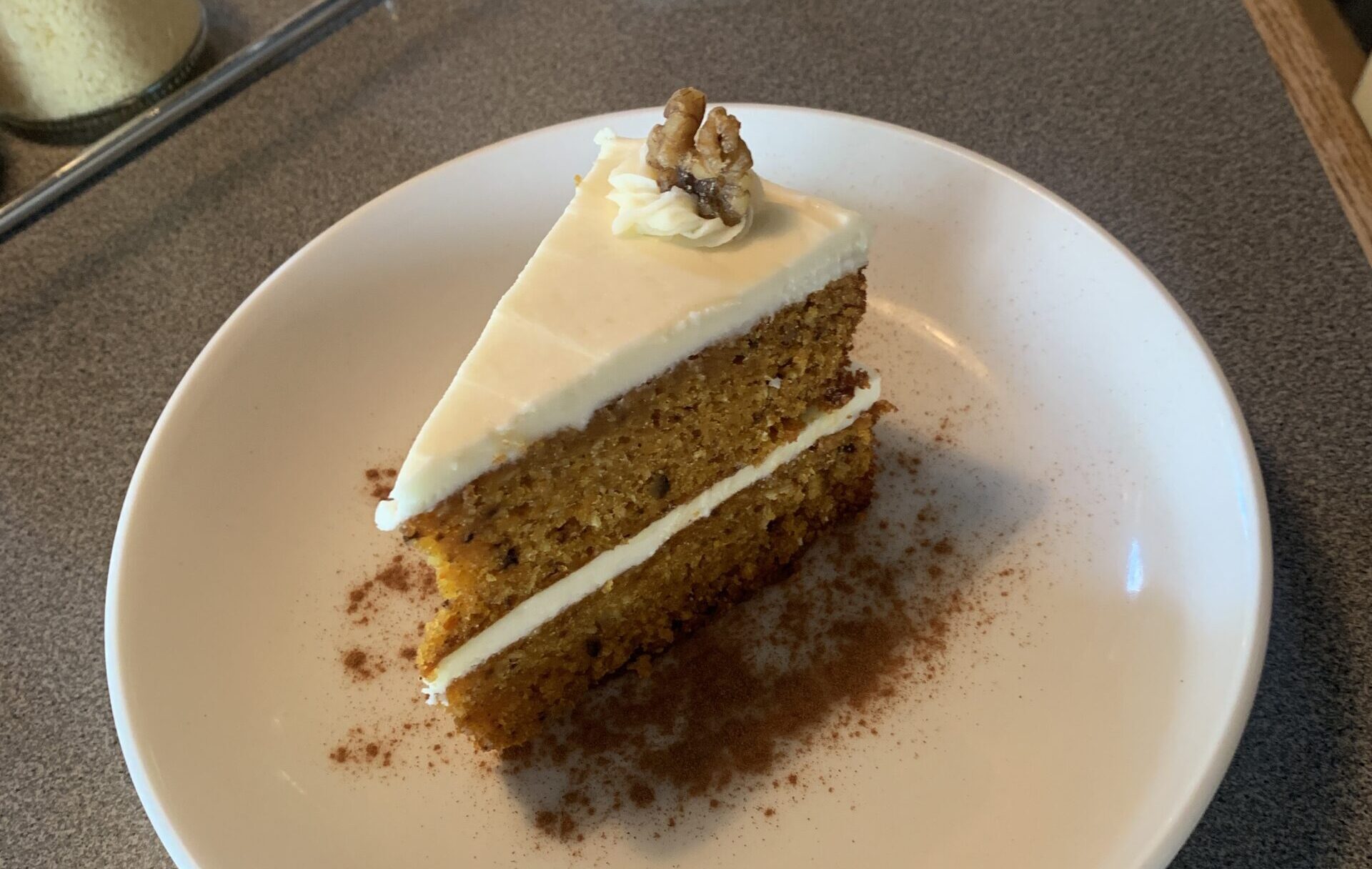 Carrot cake from Hank's Cheesecakes