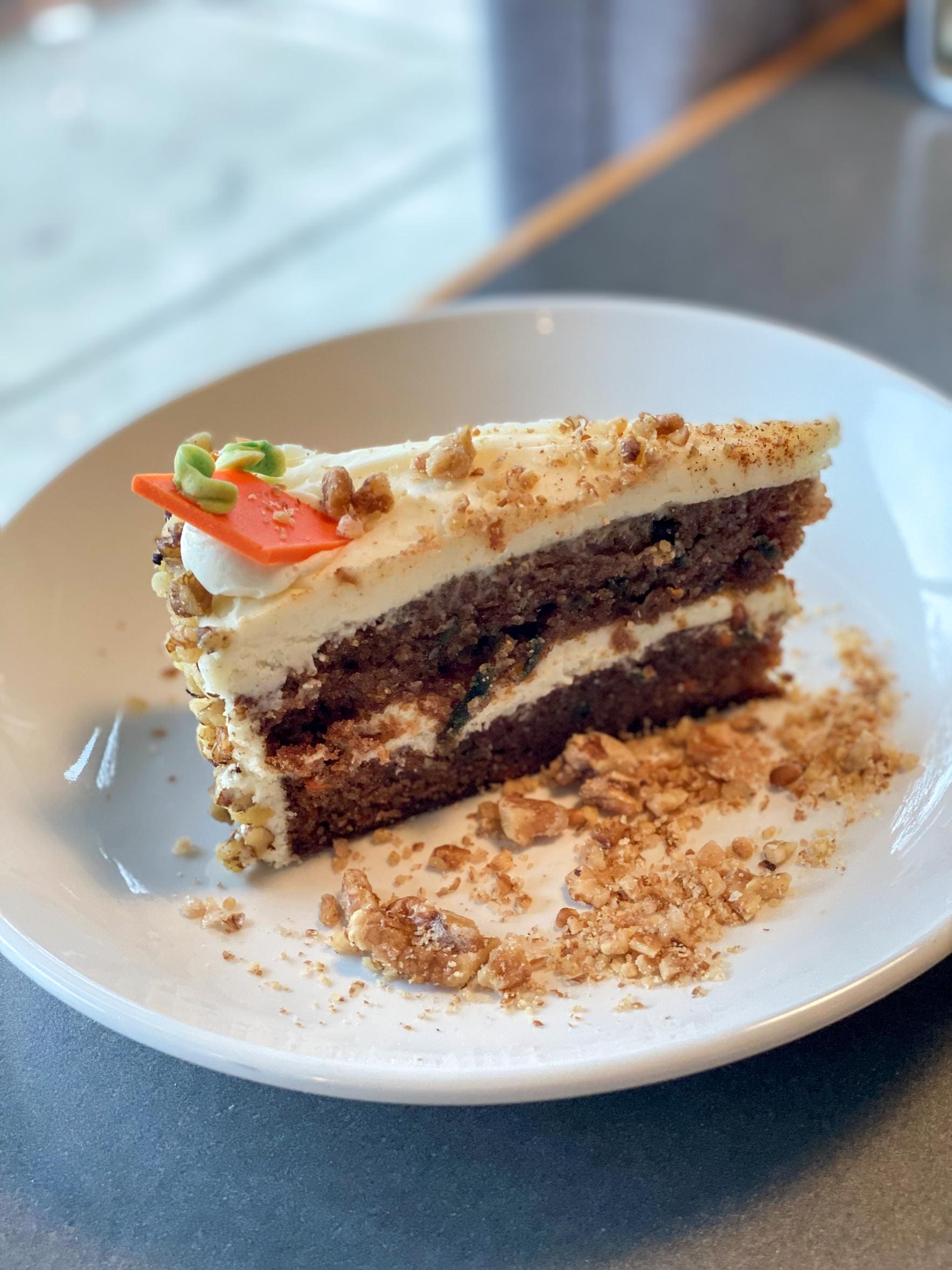 carrot cake with cream cheese frosting